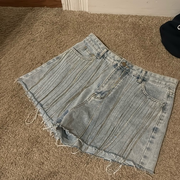 Pants - Boutique jean shorts for sale! Size Large.